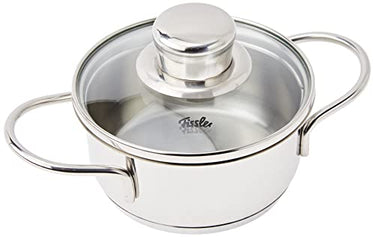 Fissler Snack Pot / Mini Saucepan (Ø 12cm, 0.5 L) Stainless Steel Pot, Snack Pot, with Glass Lid, Suitable for Induction, Silver on Sale